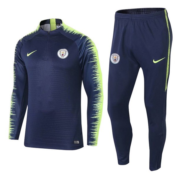 Survetement Football Manchester City 2018-19 Bleu